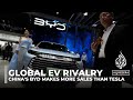 China’s BYD surpasses Tesla as leading electric car seller