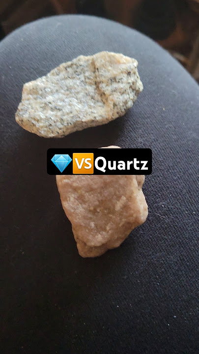 Diamond Rough Vs Quartz Rock #diamond #rough #carbonado #natural #diamonds #gemstone