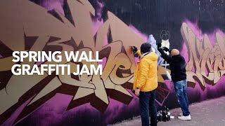 Spring Wall Jam - Frankfurt 2019 - Bakeroner, Can2, Kidcrow, Biatsch, Smoe, Speed One And Many More.