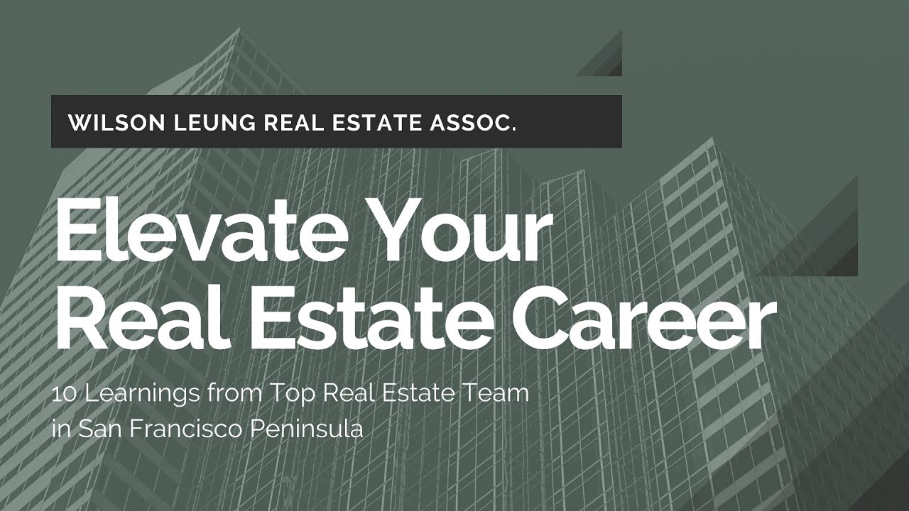 Real Estate Agent Success inar with Wilson Leung 10 Tips to