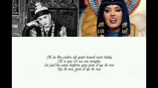 Agust D x Katy Perry ( Dark horse x Daechwita) lyrics