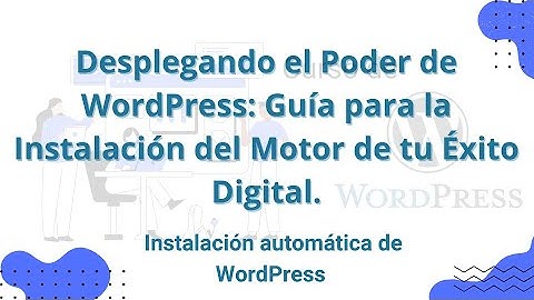 Curso WordPress 2024 - M2. Implementación WordPress - Instalación automática [Hosting] - Juan Armada