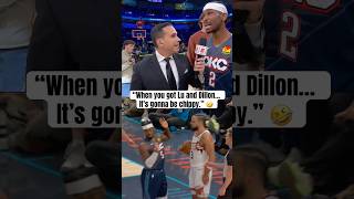 SGA kept it real 😅