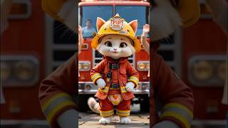 The white Cat save Little Baby Cats #aianimationforkids #subscribemychannel #1millionaudition