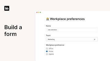 [Archived] Building a form | Budibase University