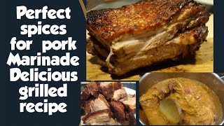 How to Marinate pork / Super tasty / Grilled pork #marinatedpork #GrilledPorkBelly #Africanrecipe