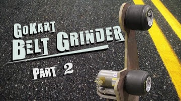 Go Kart Belt Grinder Part 2 - Wheels, Spindles, Hubs