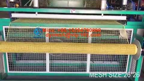 plastic square mesh 26x26mm machine running +86-15254790898