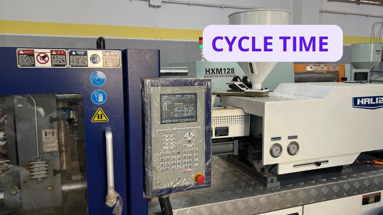 Comment régler le CYCLE TIME sur machine injection plastique