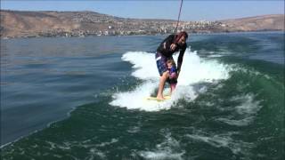 Famous 2 years old doing wakesurf with her dad Profile