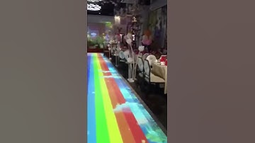 defilabs interactive floor projection wedding application