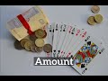 What is Amount? | How Does Amount Look? | How to Say Amount in English?