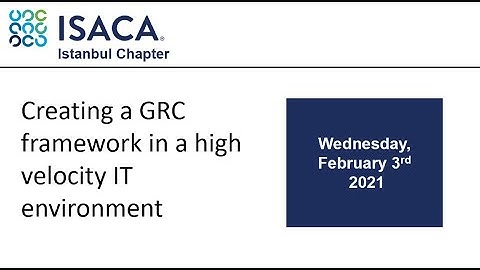 Creating a GRC framework in a high velocity environment webinar promo