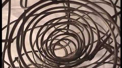 Rolling Ball Sculpture Track Component - Conical Spiral