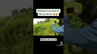 Kep€rgok lagi indehoy Di Semak Semak || Dua Sejoli kaget Dan Kabur || Belum masuk katanya #shorts