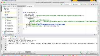 8  Flutter  delete data laravel API Database