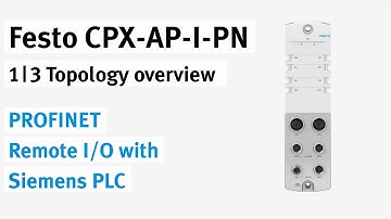 CPX-AP-I-PN PROFINET Remote I/O with Siemens PLC | 1/3 Topology overview