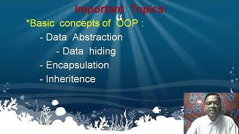 Ch 1:Introduction to OOP concepts (Part - II)  for class IX  Computer Applications by Dinesh Albert