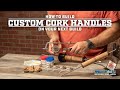 How to build custom cork handles  a quick tutorial with mud hole custom tackle