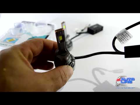 Потужна CAN LED-лампа H1 с "обманкой" 70Вт - Nextone LED L4 H1 6000K CAN 18000Lm 70W, видео 1