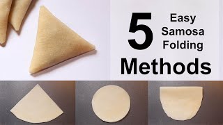 How to fold Samosa perfectly  How to Fold Samosa  Samosa Folding  Ramadan Recipes  Aliza Bakery