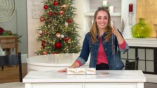 Simply Stunning Set of 3 Beaded Jewel 48" Garland by Janine Graff on QVC