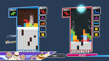 [Puyo Puyo Tetris AI] Zetris vs Tetras (17) - AI vs AI