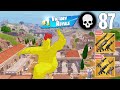 87 Elimination Solo vs Squads Wins (Fortnite Chapter 5 Gameplay Ps4 Controller)