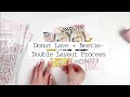 Scrapbooking Double Layout Process- Donut Love + Bestie