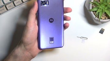 How to Insert a Nano SIM Card on the MOTOROLA Edge 30 Neo