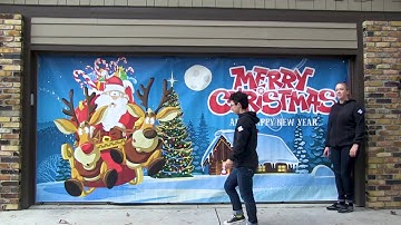 How to Install Your Garage Door Banner (Double Door) – My Door Décor