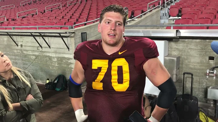 USC OL Bobby Haskins on injury recovery, Virginia ...