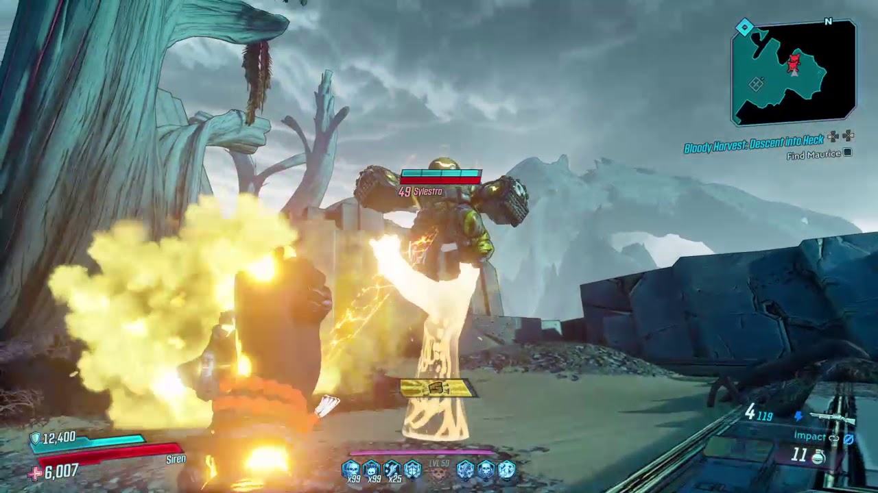 Borderlands® 3 | Amara | Mayhem 4 | Melting Sylestro - 1 shot kill! | Farming for Spirtual Driver