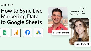 Webinar: Sync Live Marketing Data from Google Ads, GA4, and Facebook to Google Sheets Automatically