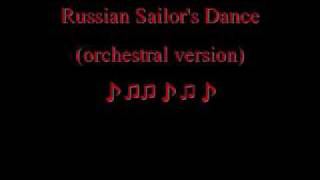 Russian Sailor's Dance (orchestral version)