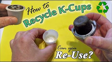 3 QUICK & EASY Steps To Completely Recycle K CUPS Coffee & Tea Pods