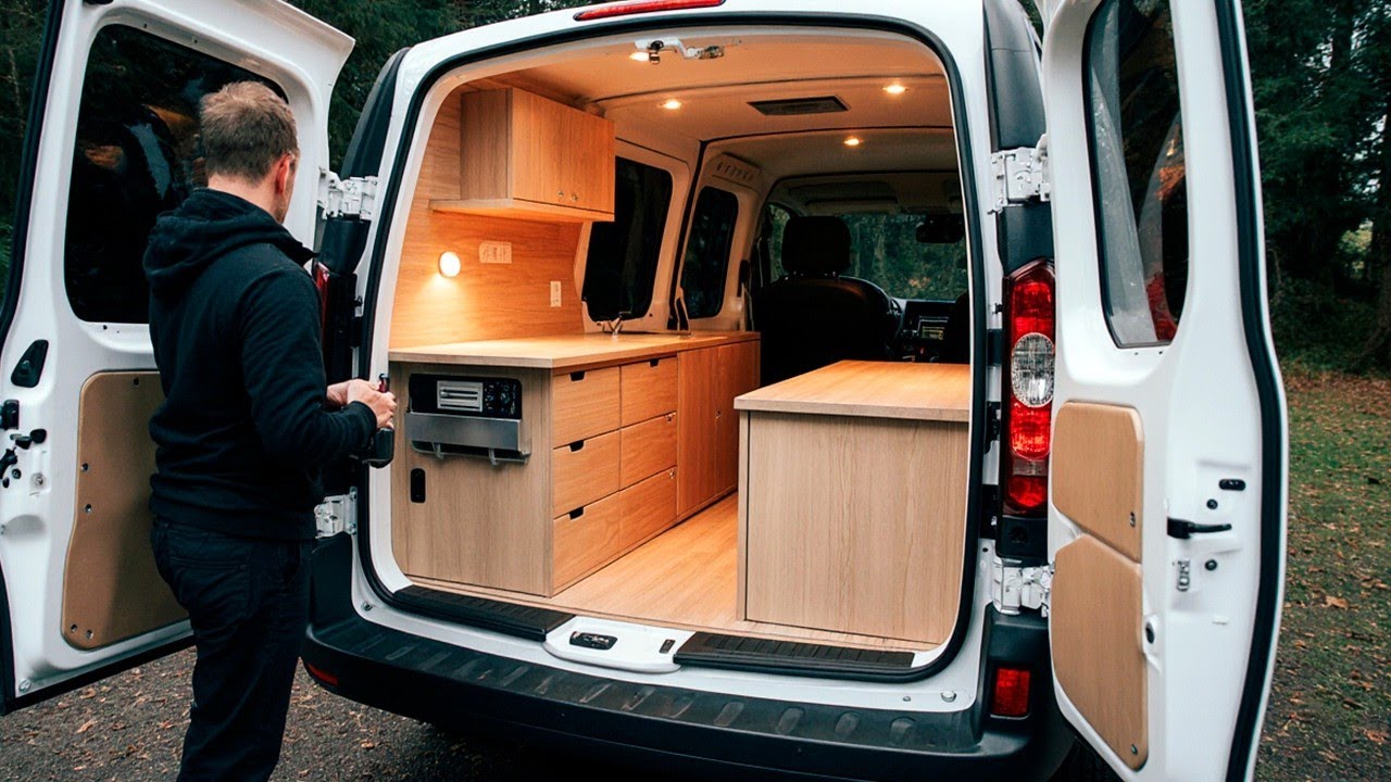 DIY Start to Finish Renault Kangoo Micro Camper Daily Driver Conversion by @PedroAdventures1