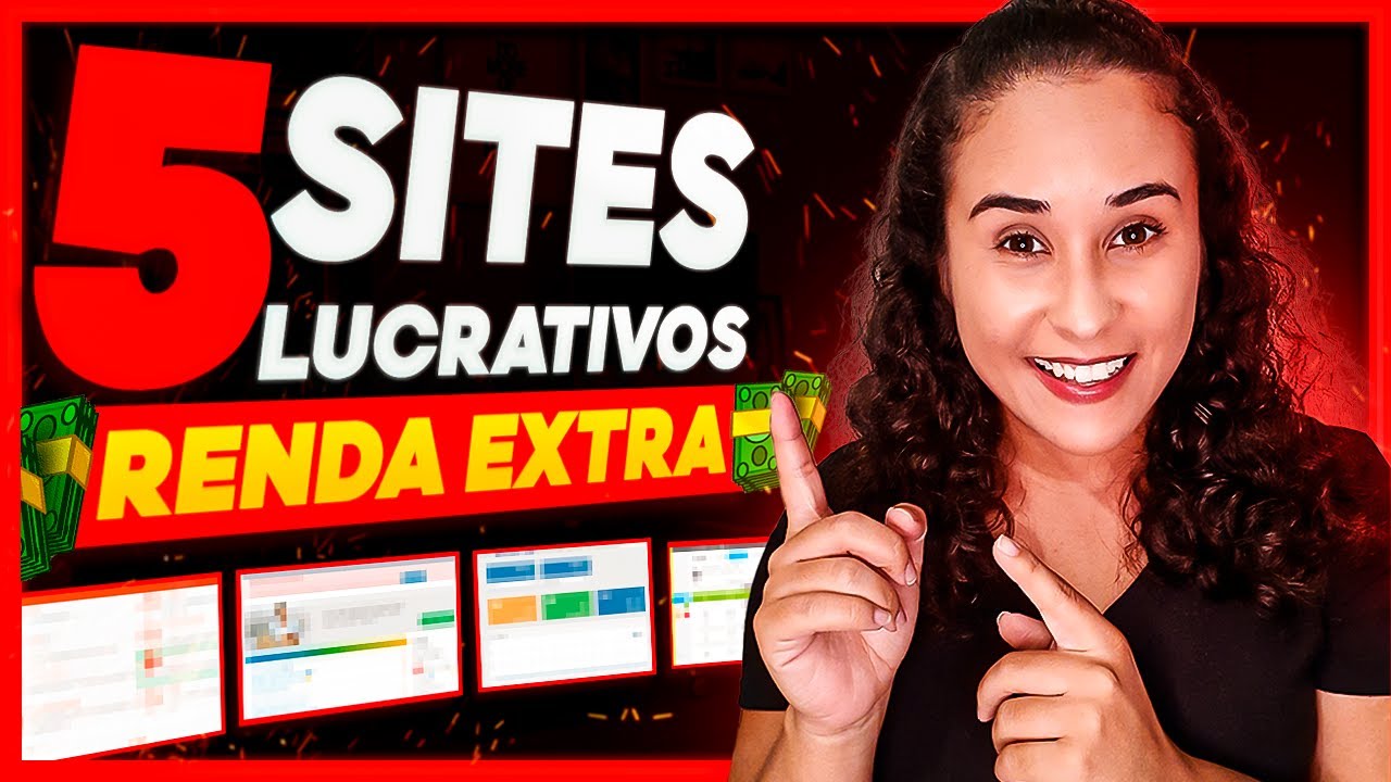 RENDA EXTRA NA INTERNET: 5 Sites QUE EU USO Para GANHAR DINHEIRO Na Internet! (FUNCIONA DE VERDADE)