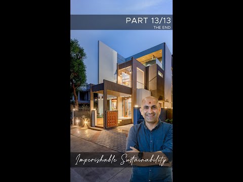 Sustainable House Design with Prashant Parmar Architect | Narrow House in Ahmedabad