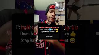 Postgame Interview Show Big Shot 🏀 Tuff Oh Man Fall Down Today Left ⬅️ Elbow Will Be Okay 👍🏾