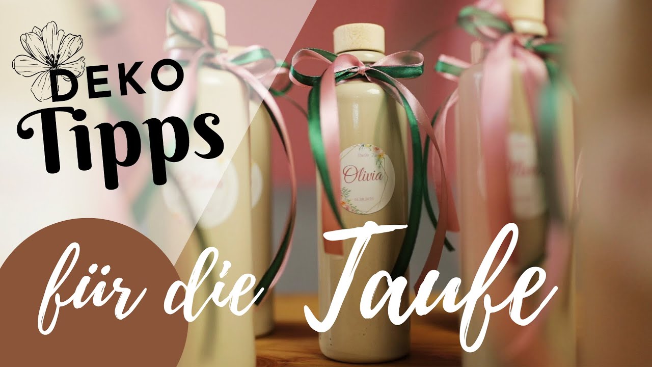 Taufe, Hochzeit und Party Dekoration. Let´s DIY!