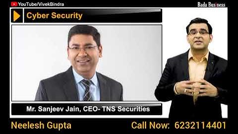 CYBER SECURITY | Sanjay Kathuria | Bada Business | Team Dr. Vivek Bindra