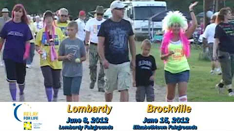 Lombardy & Brockville Relay For Life 2012 :30 Commercial