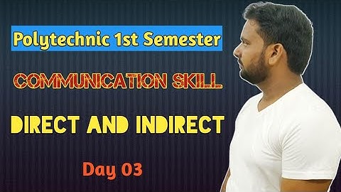 Narration Communication Skill|Polytechnic First Semester Communication Skill