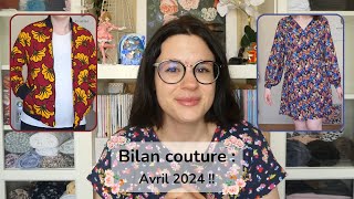 Bilan Couture : Avril 2024 ! 🧵❤️