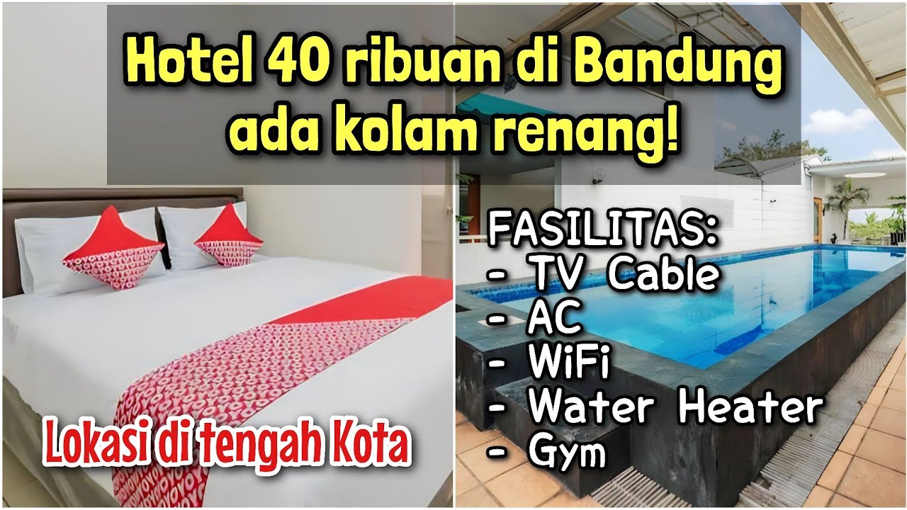 HOTEL 40 RIBU DI BANDUNG! HOTEL MURAH FASILITAS LENGKAP - HIDDEN GEM HOTEL BANDUNG