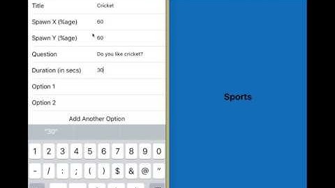 Real time audience polling