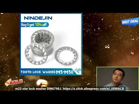 Video: M12 Internal Tooth Lock Washers Dimensions