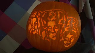 Making Custom Pumpkin Carving Stencils | TFIL and Hocus Pocus Designs | Vlogtober 2021