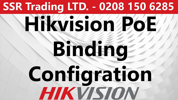 How to add Hikvision IP PoE Camera to NVR using PoE Binding Configuration | Powered by PoE Switch